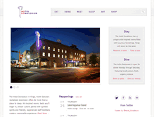 Tablet Screenshot of hoteldonaldson.com